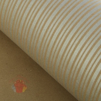 Бумага упаковочная крафт Серебряные полоски 70 х 100 см (10 листов)