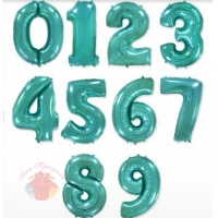 Фольгированные шары Г ЦИФРЫ 40" Tiffany с гелием
