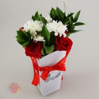 Пакет для цветов С любовью и нежностью