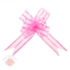 Бант-бабочка №5 флизелин с блёстками розовый