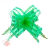 Бант-бабочка №5 органза резной зеленый (в упаковке 10 шт одного цвета)