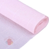 Бумага гофрированная 569 бело-розовая, 50 см х 2,5 м