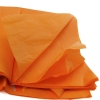Бумага упаковочная тишью Оранжевая, листы 50*50 см  (10 шт.)