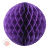 Бумажное украшение шар 30 см фиолетовый