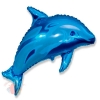 Дельфинчик (синий) Delfy 37"/94  см