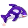 Дружелюбный кит (фиолетовый) Friendly Whale 35"/89 см