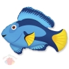 Фольгированный Шар Голубая рыбка