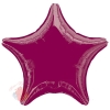 Фольгированный шар Звезда Бургундия / Burgundy Star S15