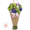 Конверт– конус для цветов Поздравляю, 25 х 26,5 см