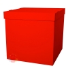 Коробка для воздушных шаров Красный, 60*60*60 см, 1 шт.