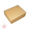 Коробка крафт из рифленого картона 15*11,5*5 см