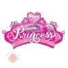 Корона принцессы с бриллиантами Princess crown & gem P35 с гелием