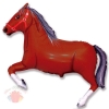 Лошадь (темно-коричневая) Horse 41"/105 см