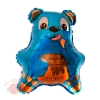 Медвежонок с мёдом (синий) Bear 22"/55 см
