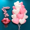 Набор шаров «LOVE розовый»