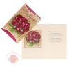 Открытка С Днём Рождения! букет розовых роз 24,5 см × 19 см