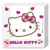 P Салфетки 33*33 см Хэллоу Китти Hello Kitty Hearts набор 20 шт