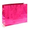 Пакет голография Рисунок розовый 23 х 18 см