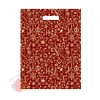 Пакет Подарочный красный, полиэтиленовый с вырубной ручкой, 40 х 31 см, 30 мкм