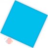 Салфетки двухслойные Делюкс голубой 25 х 25 см (20 шт.)