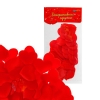 Сердечки декоративные набор 25 шт. 5 см цвет красный