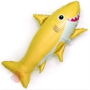 Шар 39/99 см Фигура, Счастливая акула, Желтый