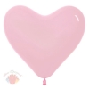 Т 12 Сердце Розовый Пастель Bubble Gum Pink (100 шт.)