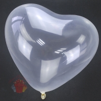 Воздушные шары Сердце Прозрачный, Кристалл Clear 12"/30 см  (100 шт.)